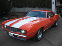 1969 Chevy Camaro Z28 Hugger Orange